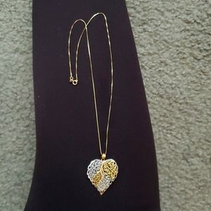 10k gold Leaf Necklace